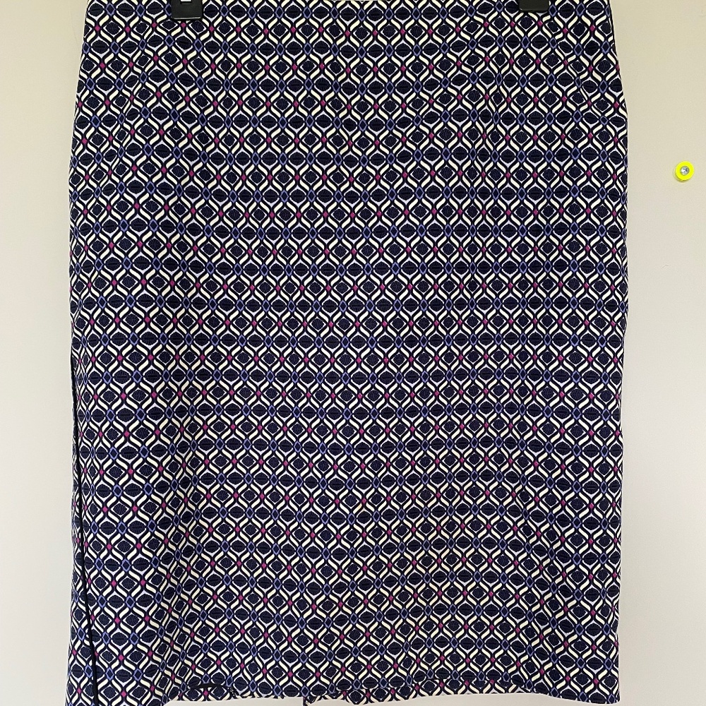 Adrianna Papell multi coloured lined skirt. Size 8